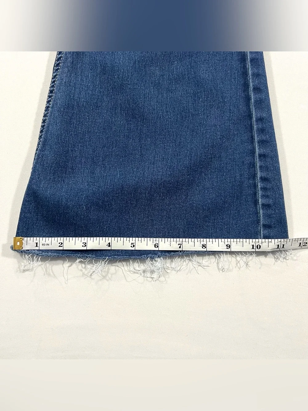 Free People Flare Bell Bottom Pull-on Jeans 28 Raw Hem Festival Boho Y2K